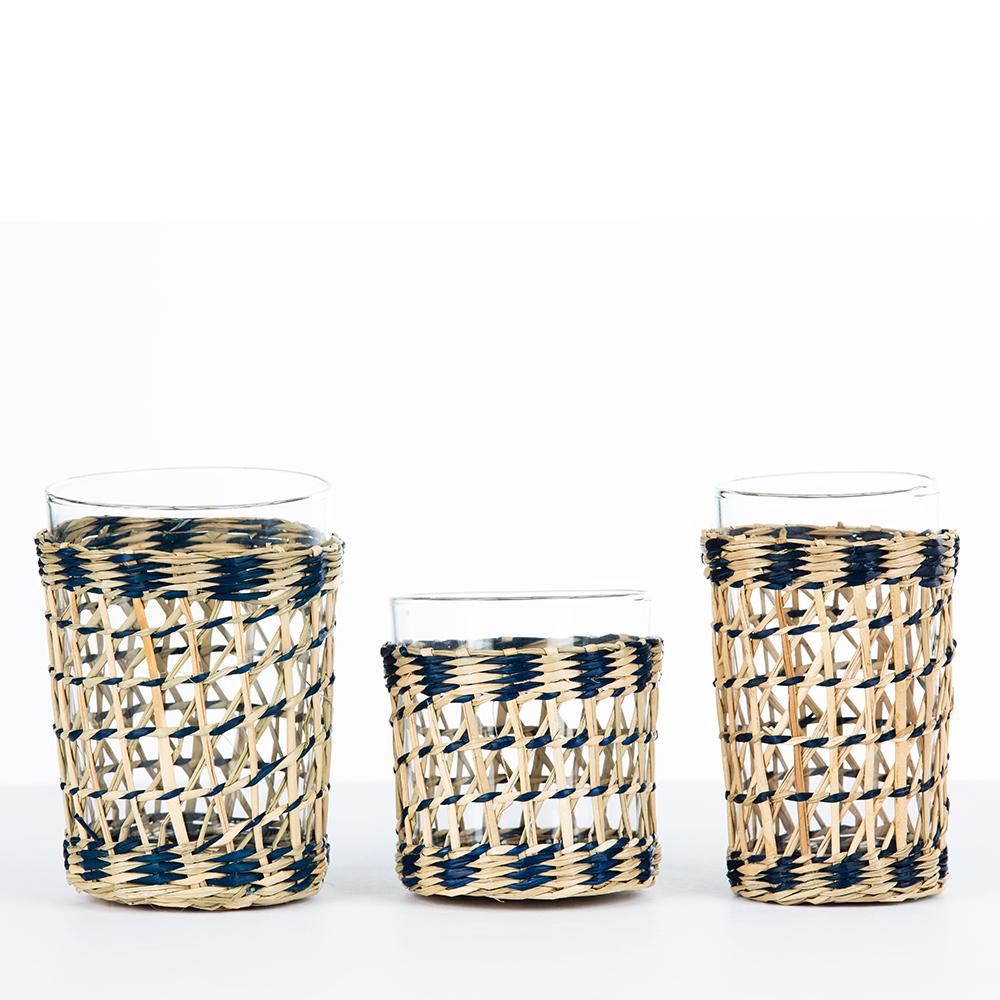 Blue Seagrass Cups