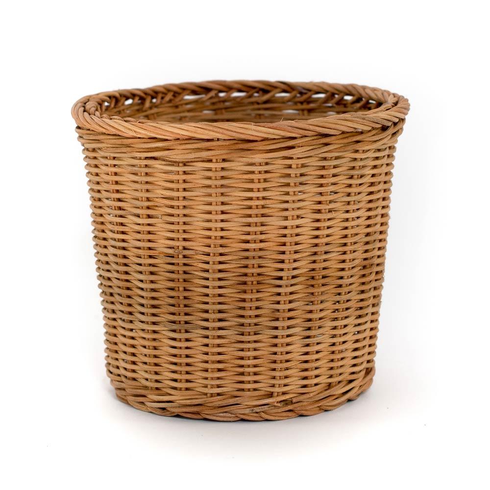 Natural Banded Rattan Orchid Basket