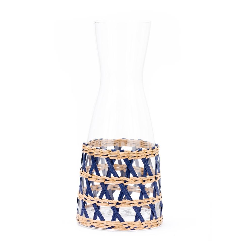 blue seagrass island carafe