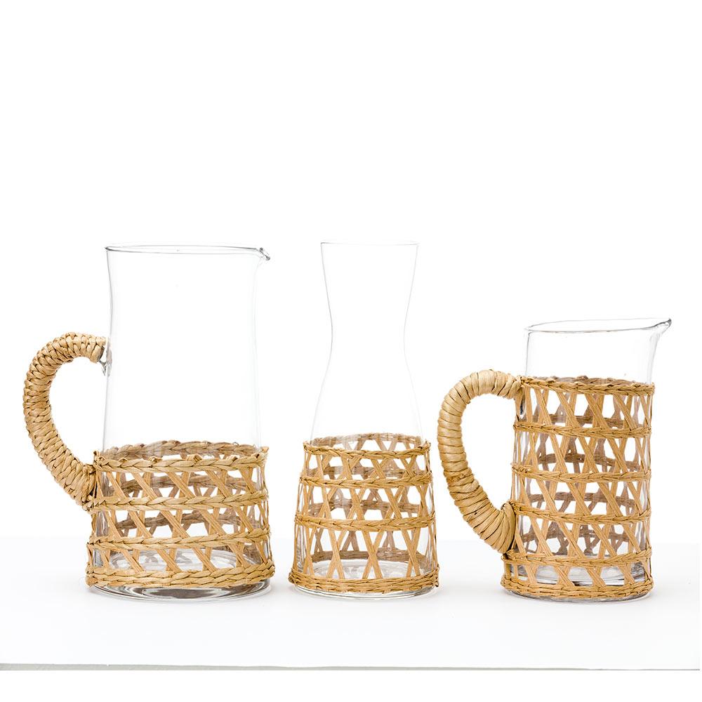 natural seagrass island pitchers & carafes