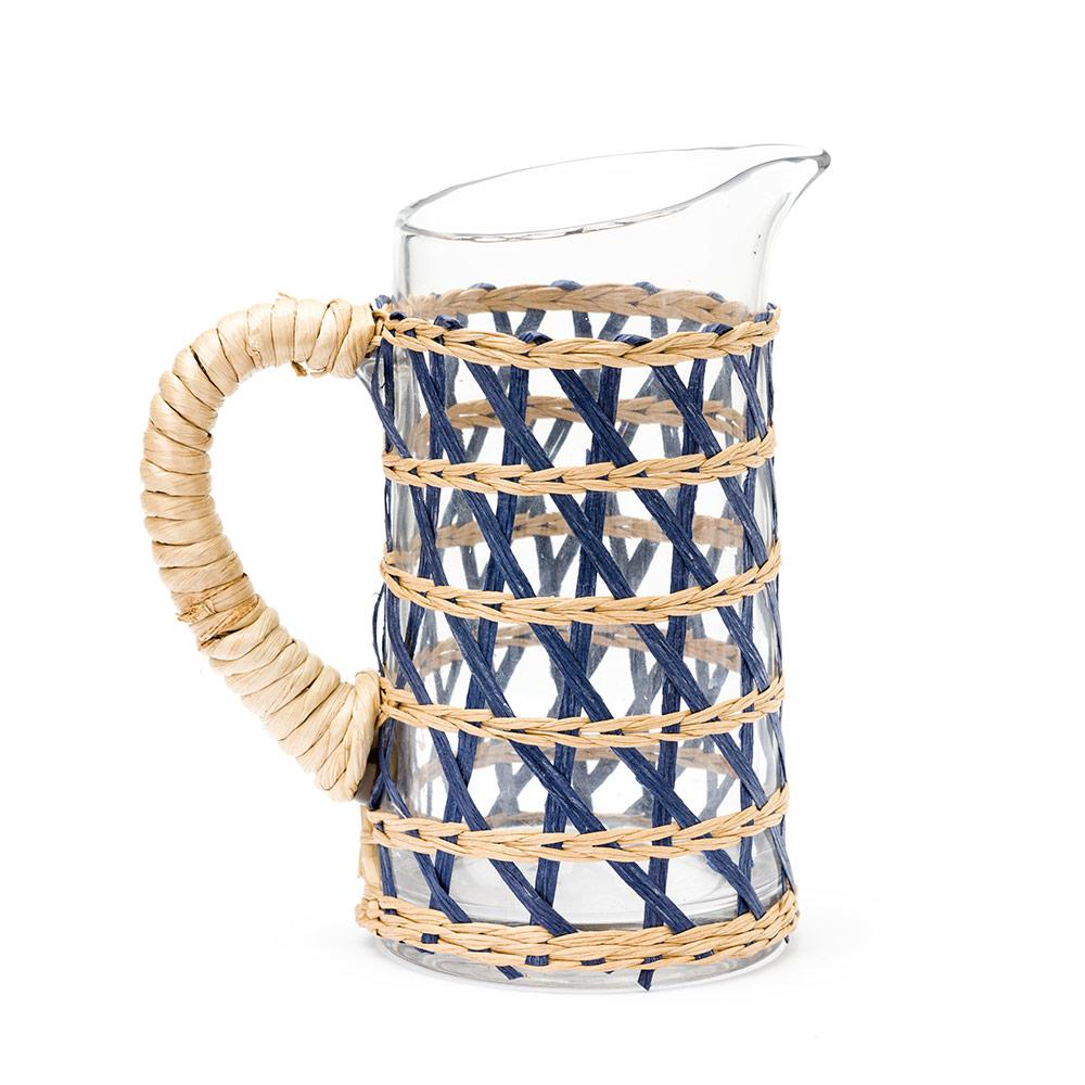 Blue Seagrass Island Pitcher - Small