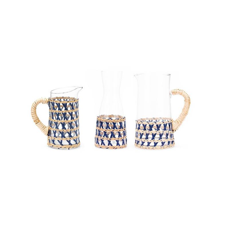 Blue Seagrass Island Carafe