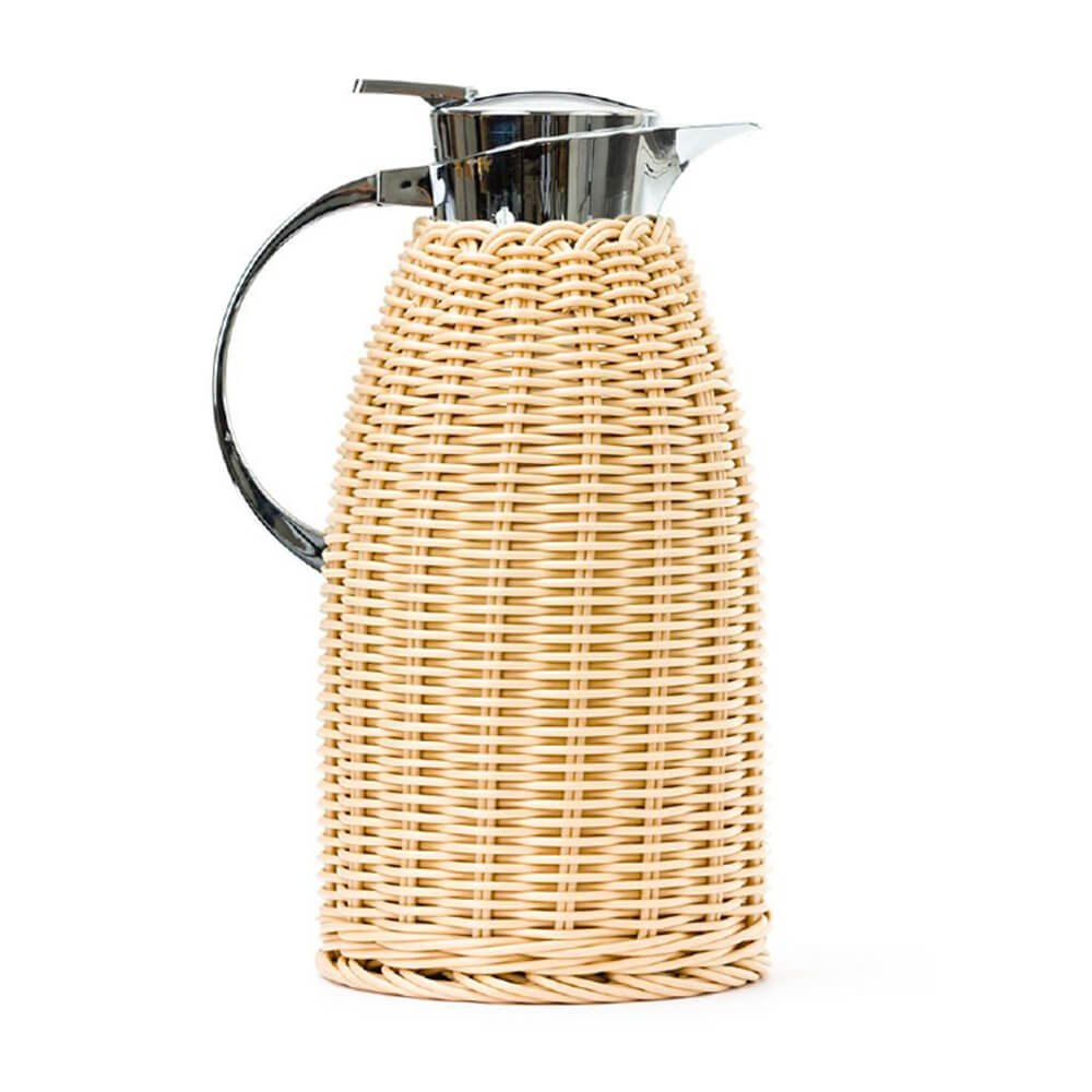 Rattan Wrapped Thermos